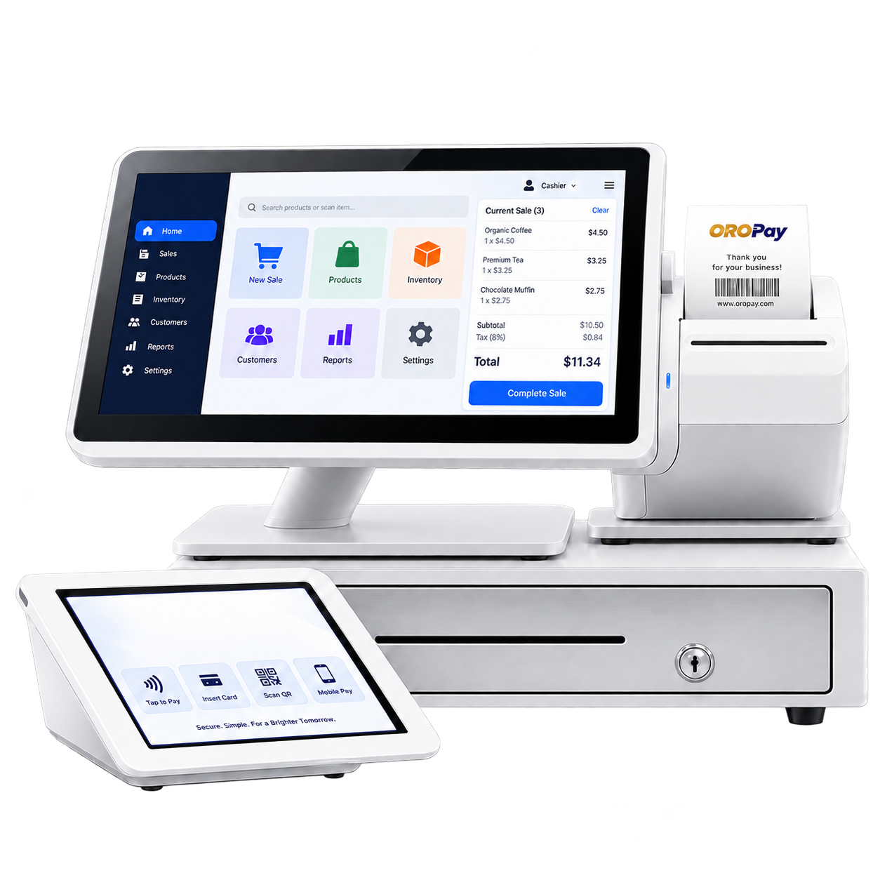 OROpay POS terminal and register